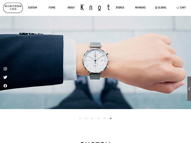 Maker's Watch KnotオフィシャルWebサイトサムネール